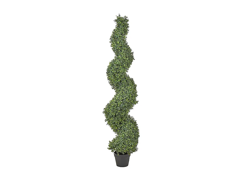 Plante artificielle BUXUS SPIRAL TREE 158 cm Vert