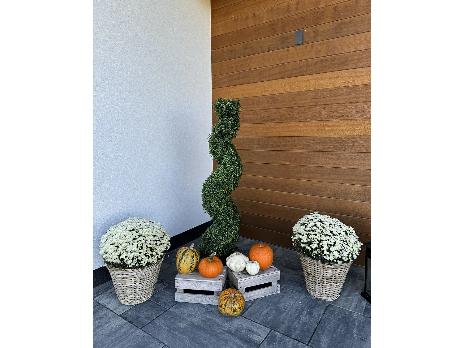 Plante artificielle 98 cm BUXUS SPIRAL TREE