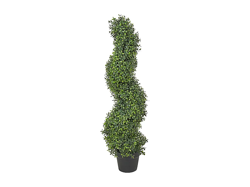 Plante artificielle BUXUS SPIRAL TREE 98 cm Vert