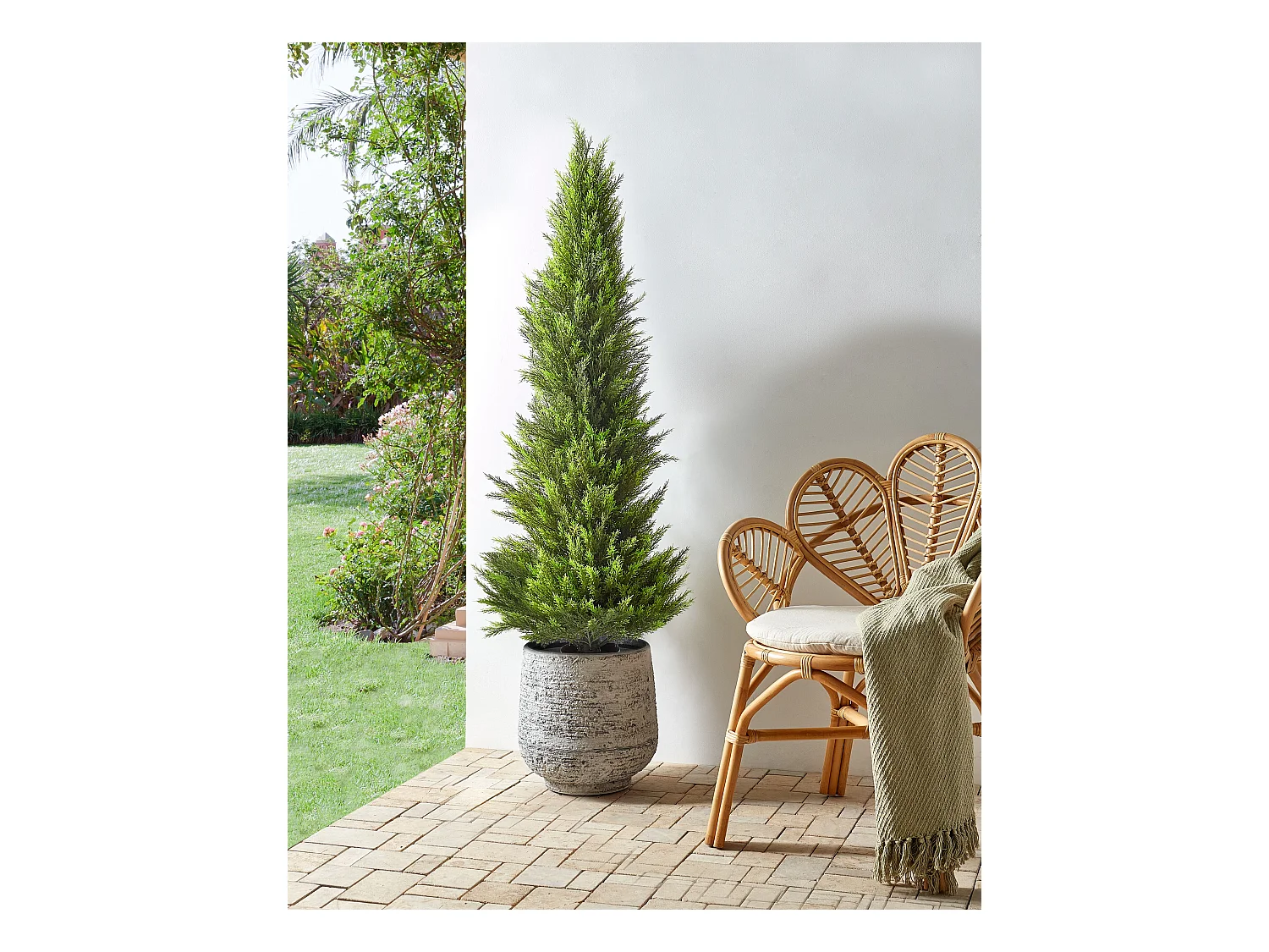 Pianta artificiale in vaso 153 cm CEDAR TREE