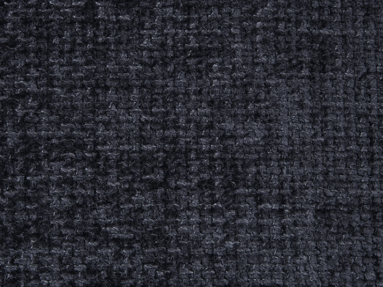 Zestaw 2 krzeseł obrotowych z podłokietnikami z teksturowanej tkaniny - Czarny - MUSE marki Maison Céphy