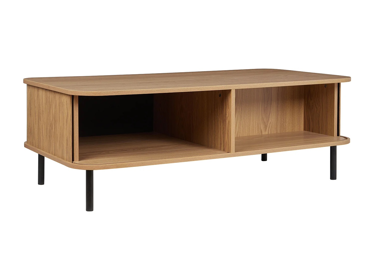 Table basse BRADLEY Marron avec rangement