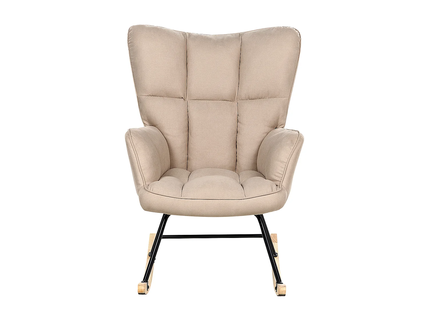 Fauteuil à bascule OULU Tissu Beige