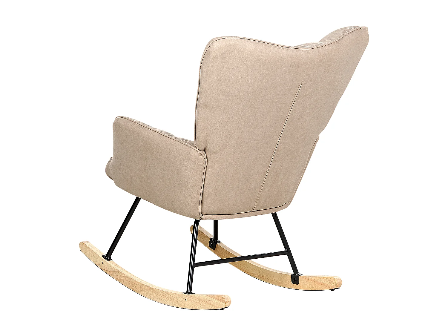 Fauteuil à bascule OULU Tissu Beige