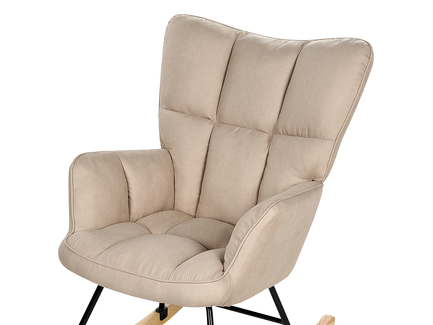 Fauteuil à bascule OULU Tissu Beige