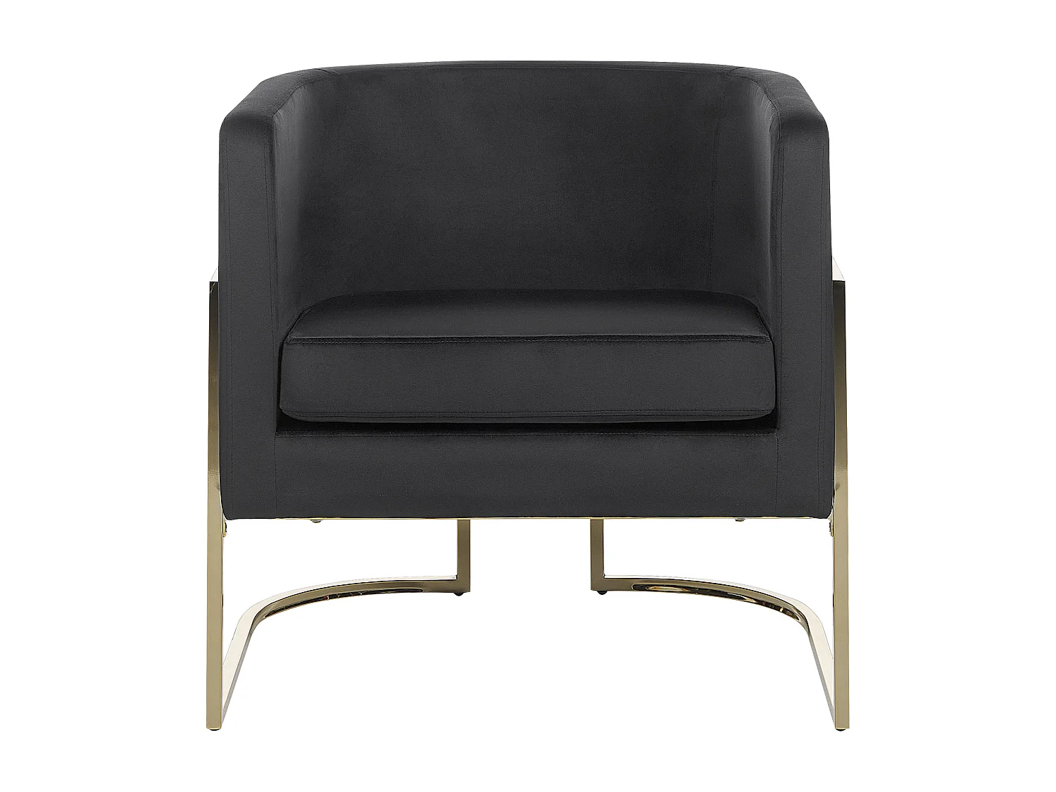 Fauteuil SIRKKA Fluweel Zwart