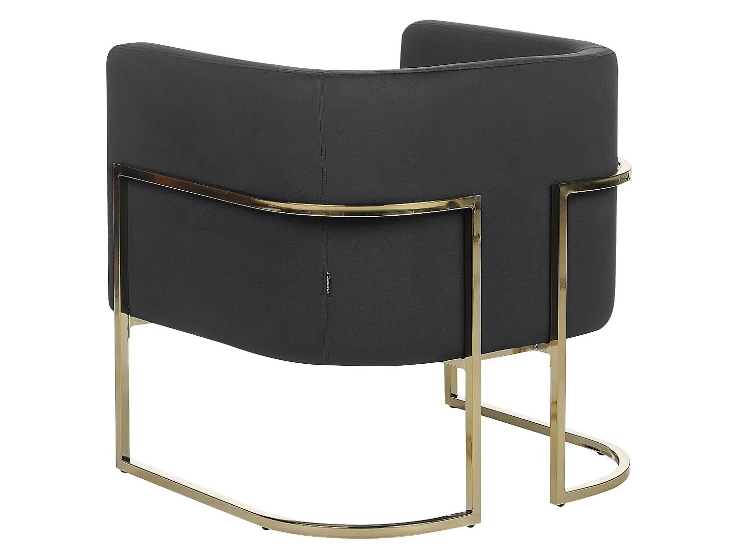 Fauteuil SIRKKA Fluweel Zwart