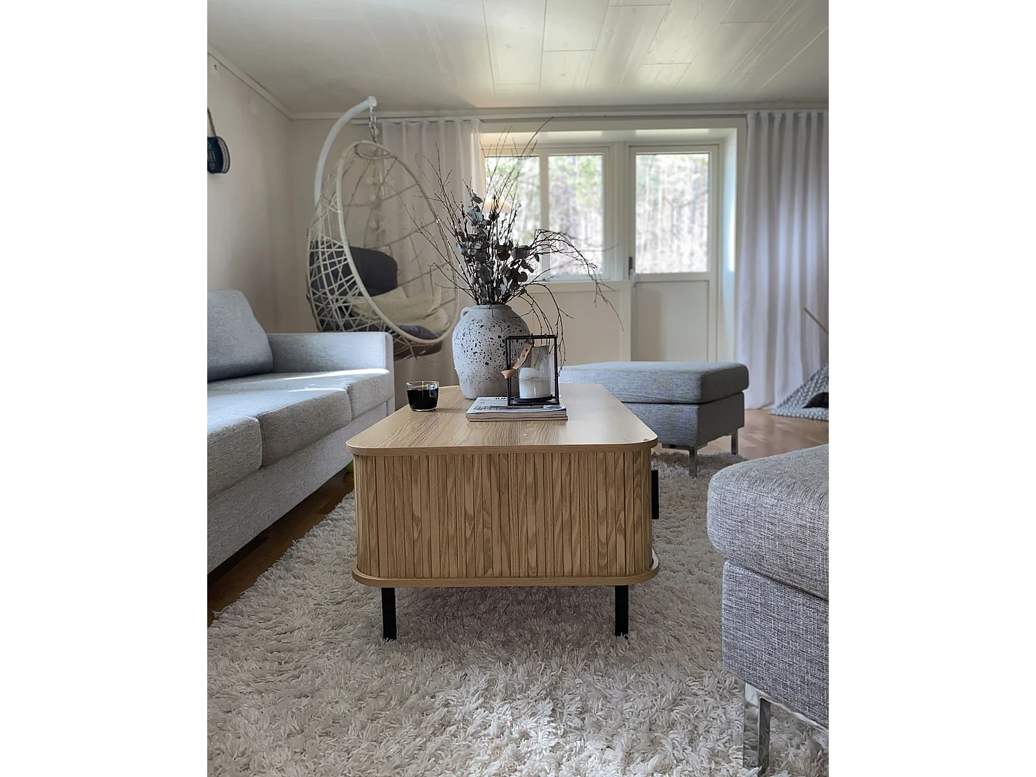 Meuble TV BRADLEY Marron