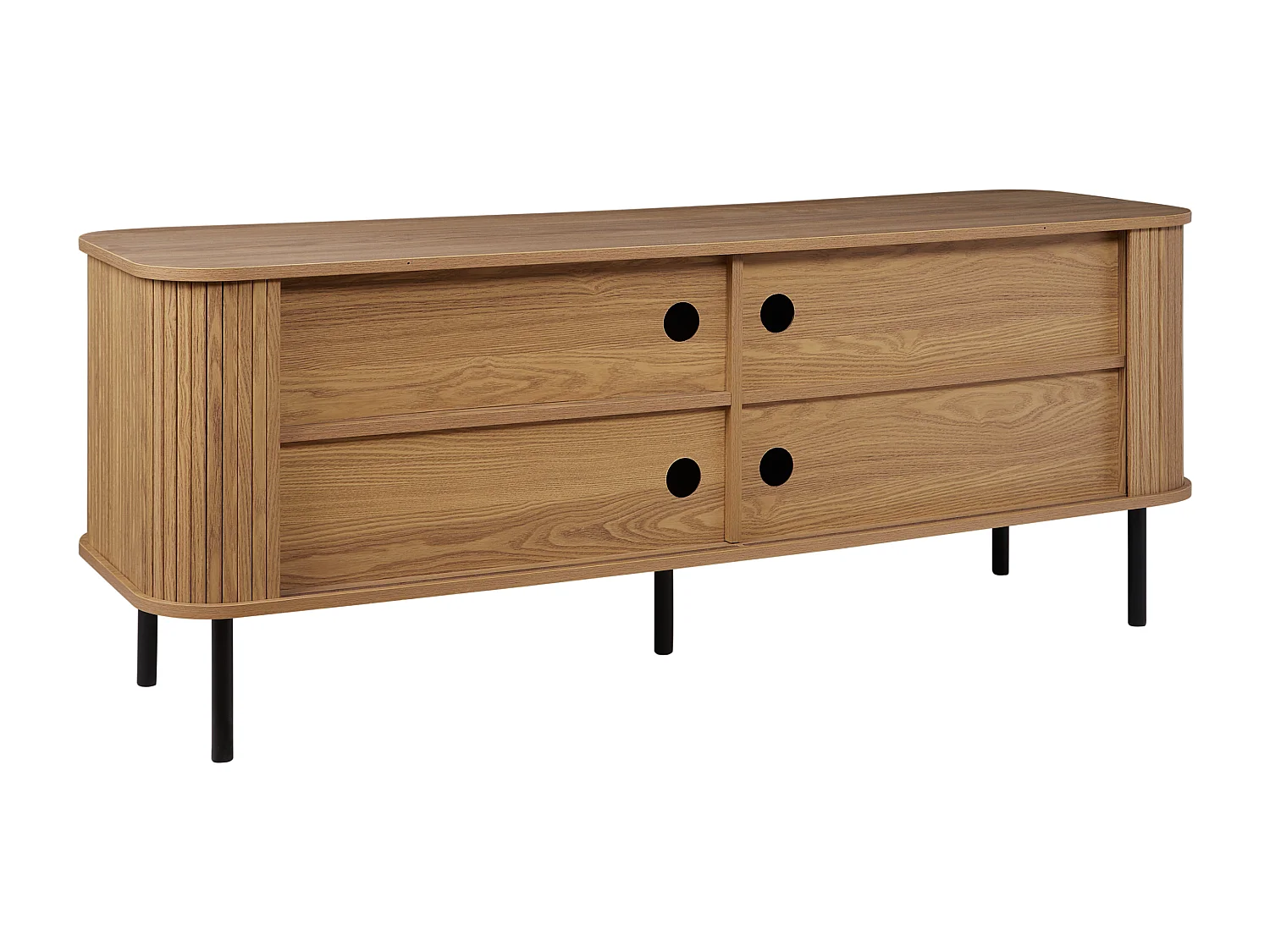 Meuble TV BRADLEY Marron