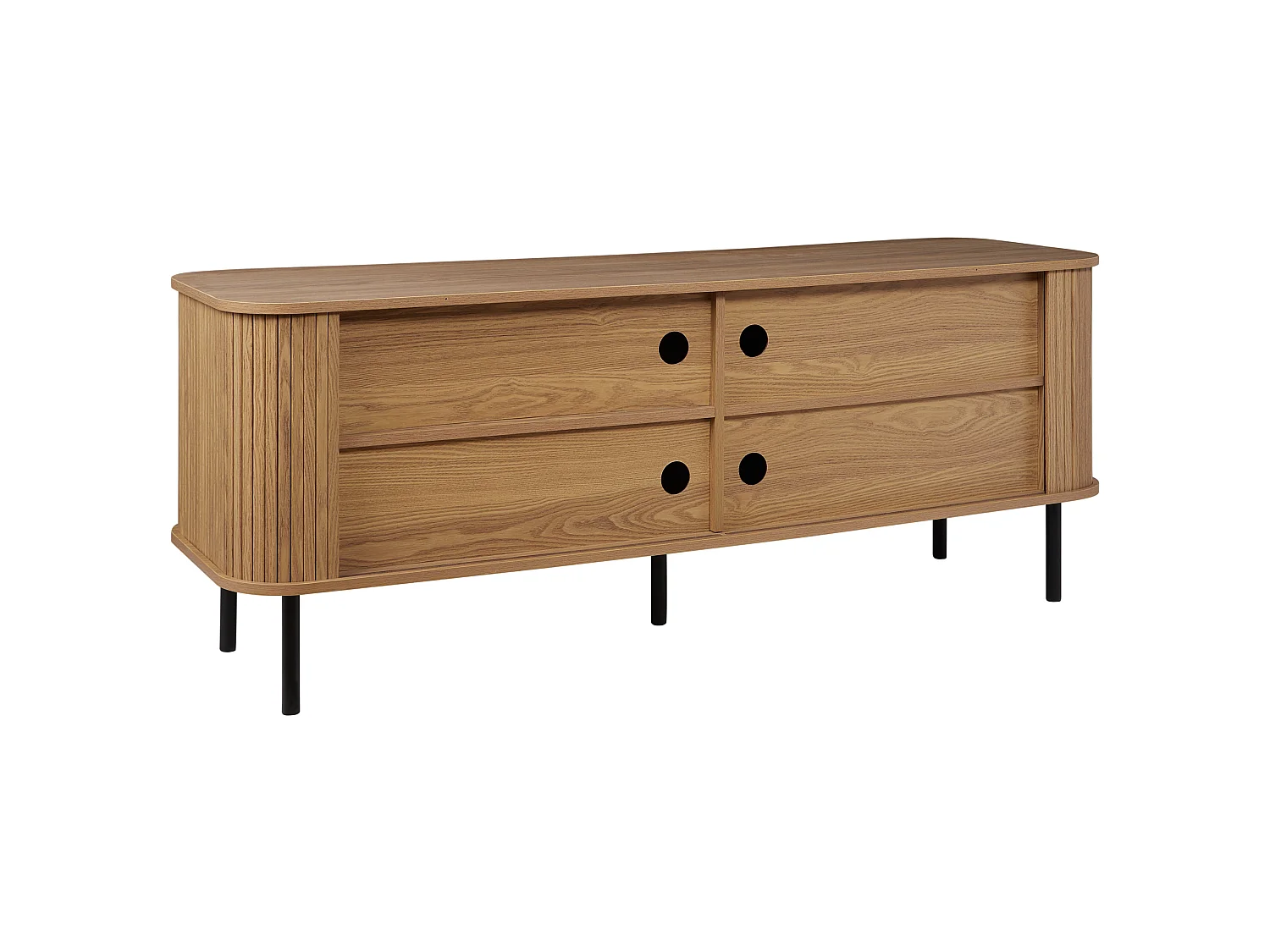 Meuble TV BRADLEY Marron