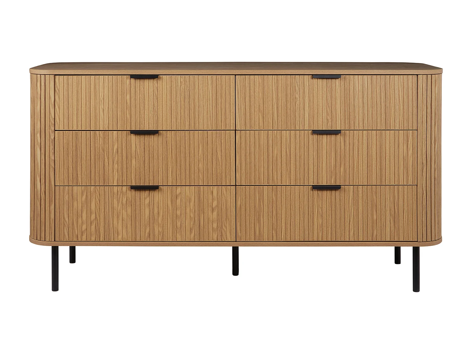 Commode à 6 tiroirs BRADLEY Marron