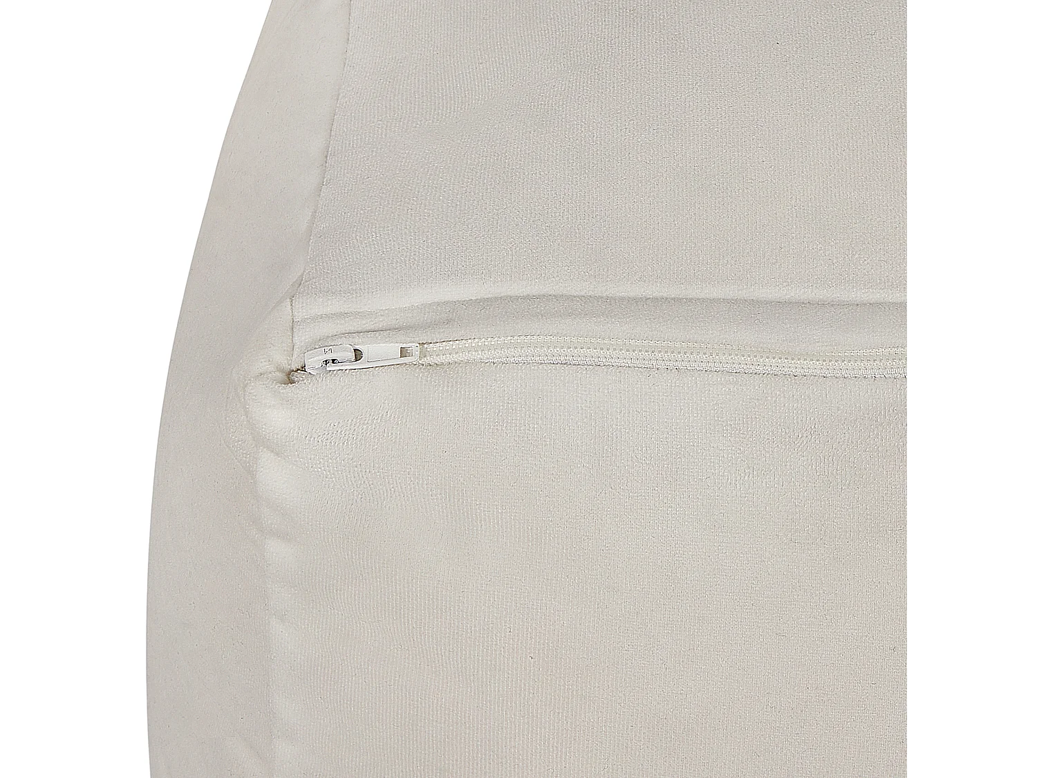 Puf DAREYN Terciopelo Beige claro 50 cm 50 cm 30 cm