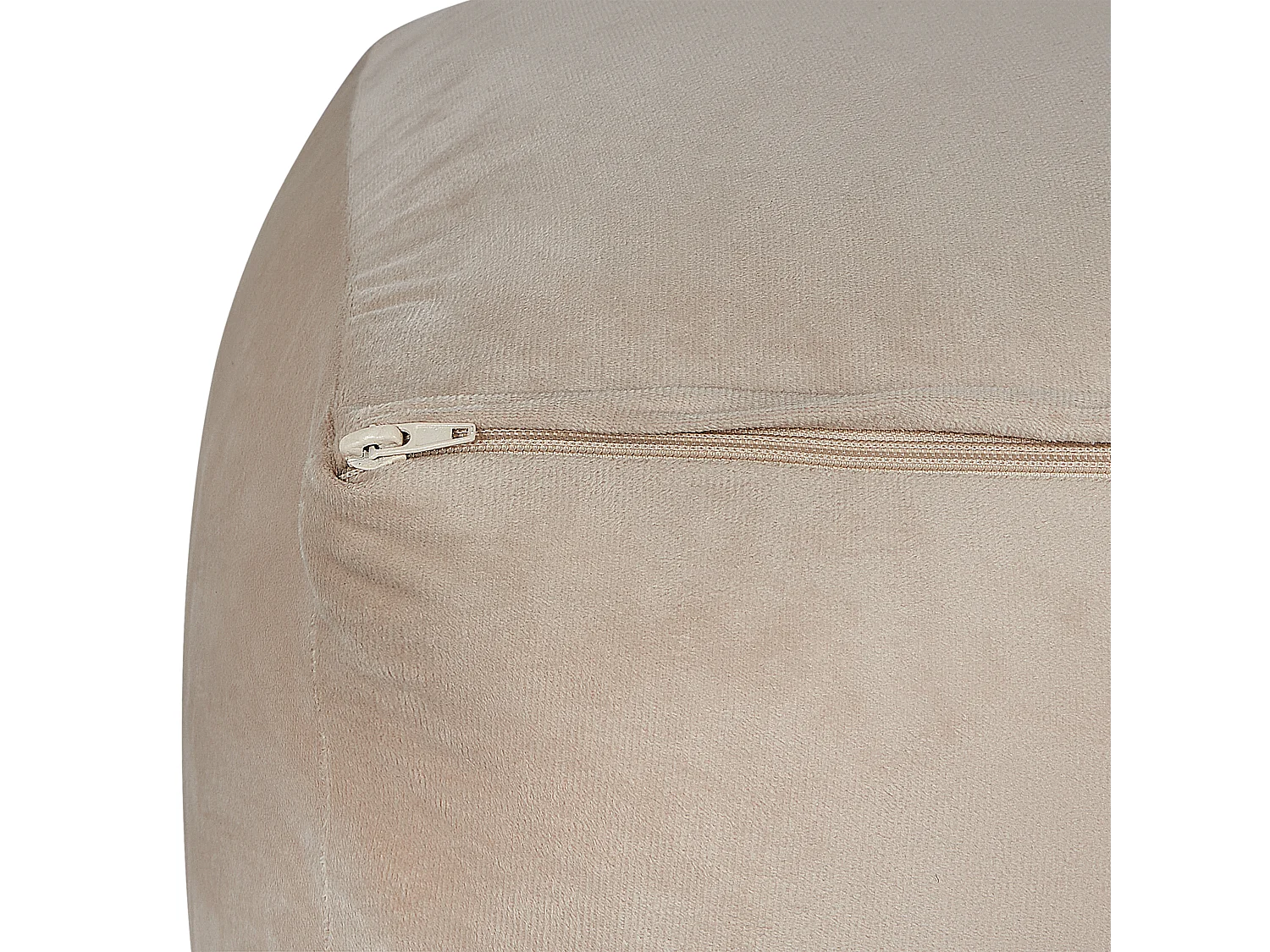 Pouf DAREYN Velours Beige sable
