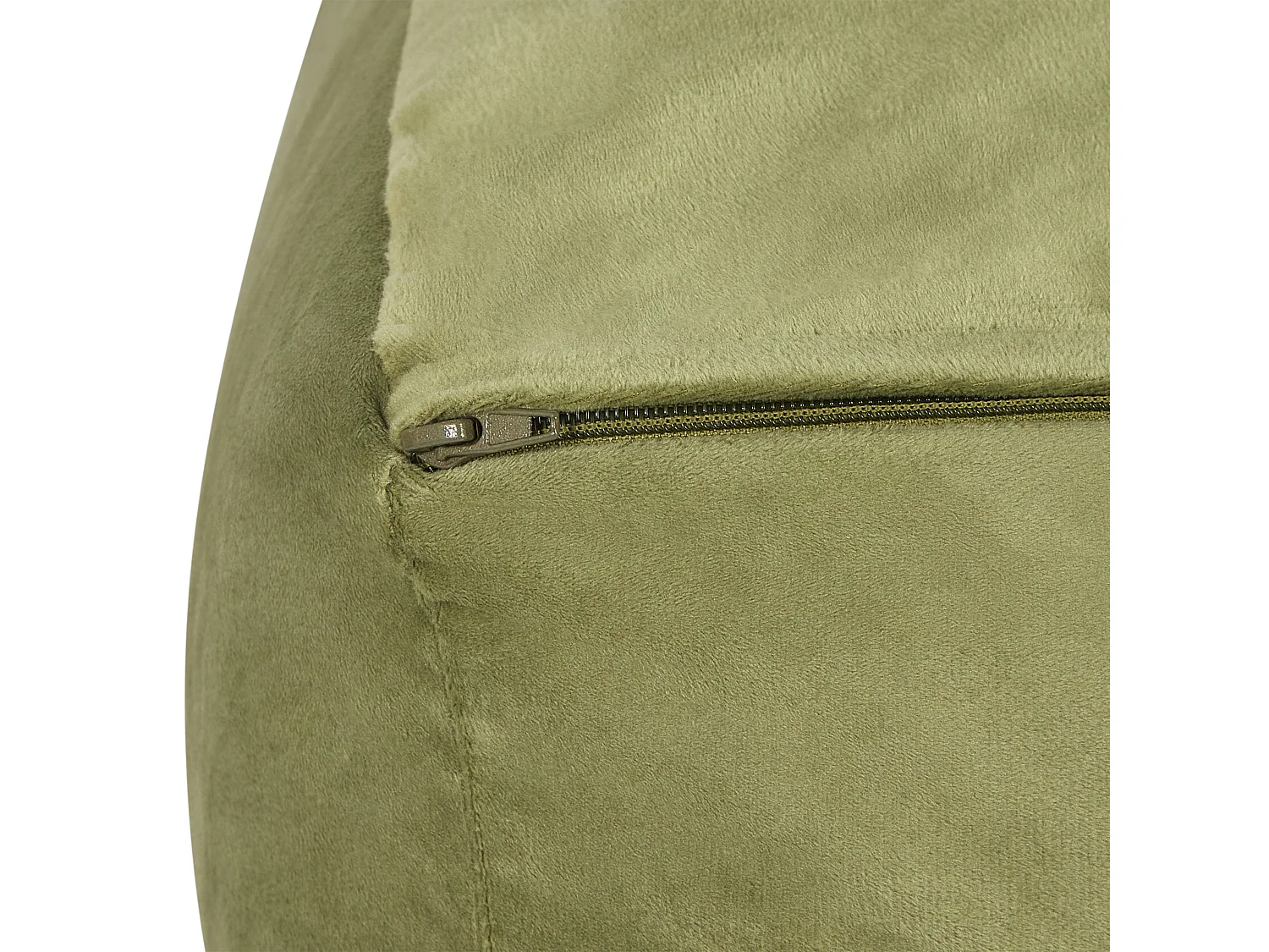 Pouf DAREYN Velours Vert olive