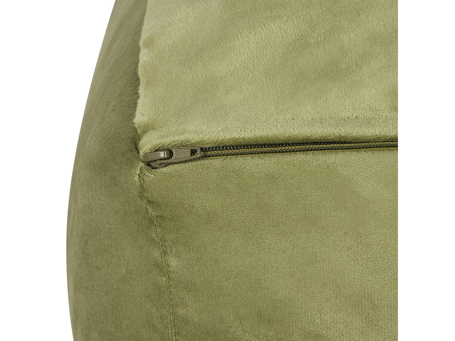 Pouf Hocker Stoffbezug Samt grün quadratisch Polsterhocker 30 cm hoch Dareyn