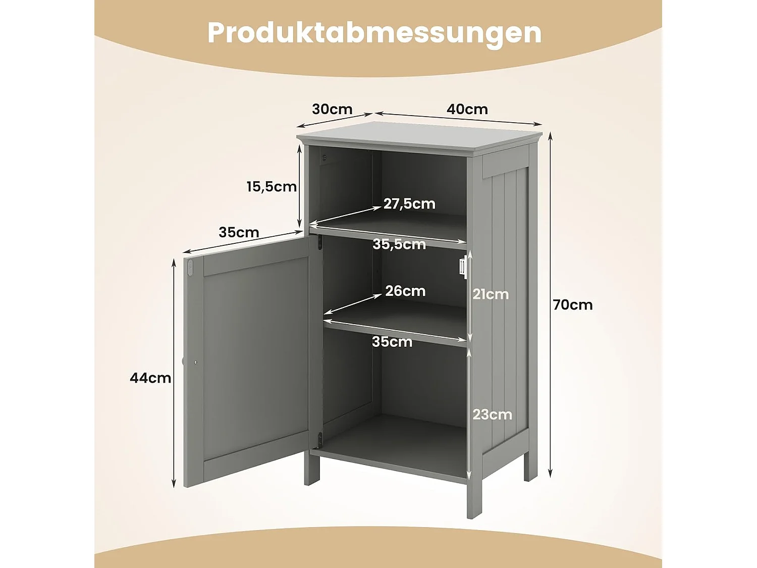 Badschrank TI71531SDDE
