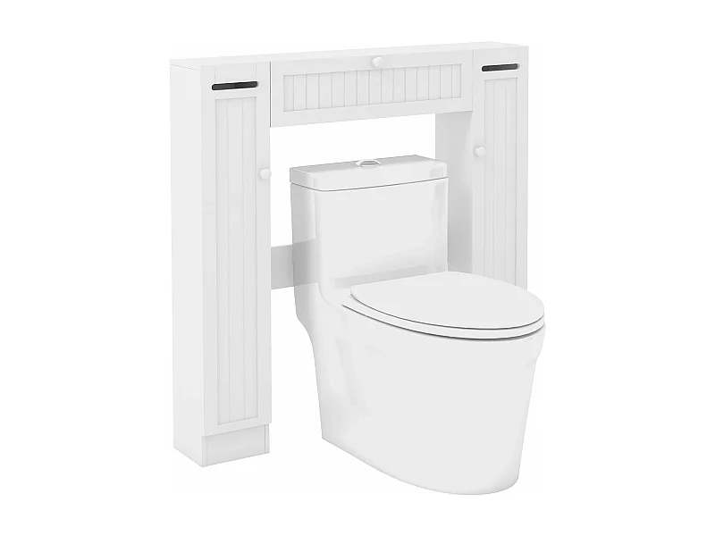 Badschrank mit Toilettenpapierhalter