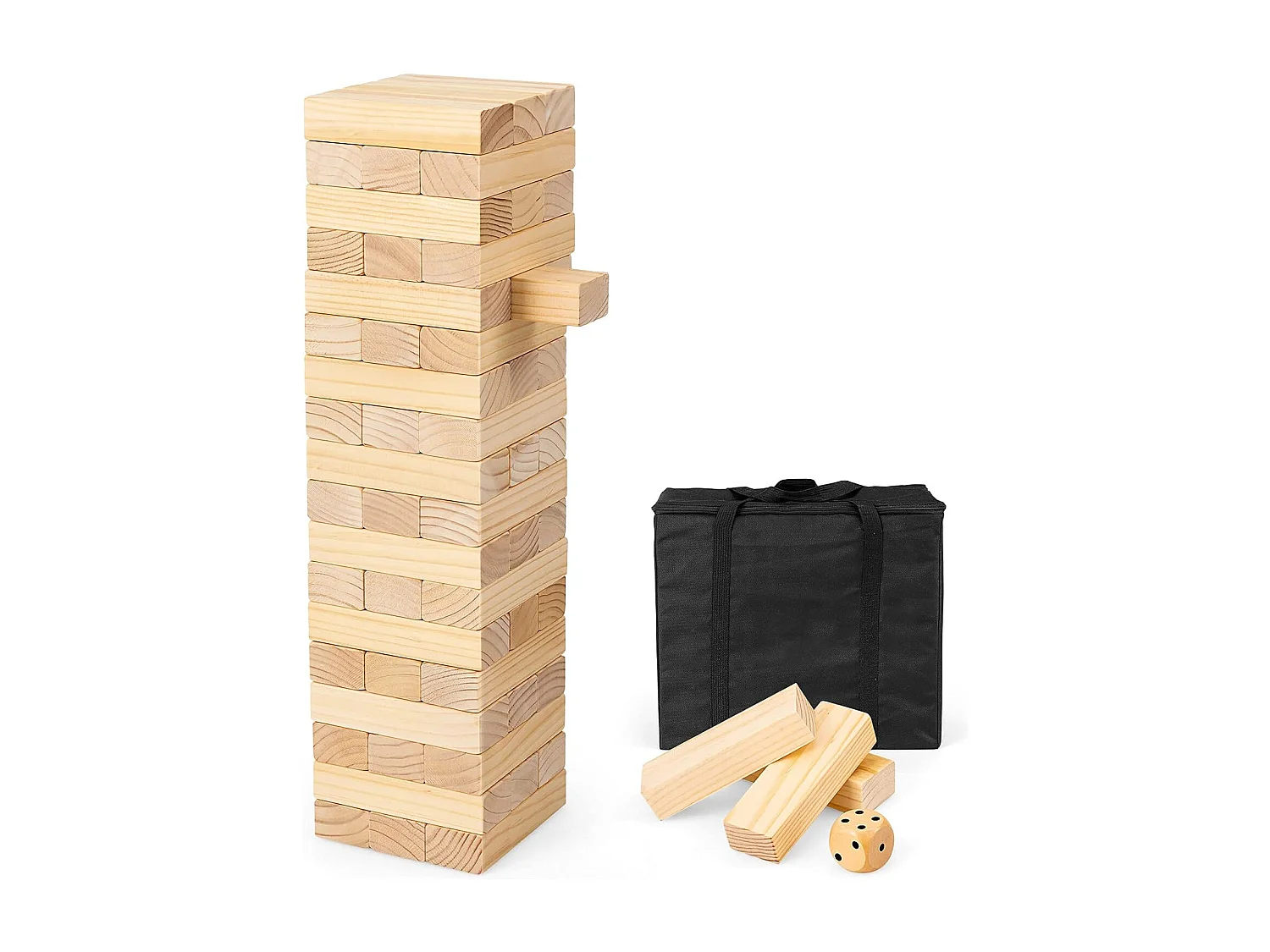 Riesen Wackelturm 54 Blöcke