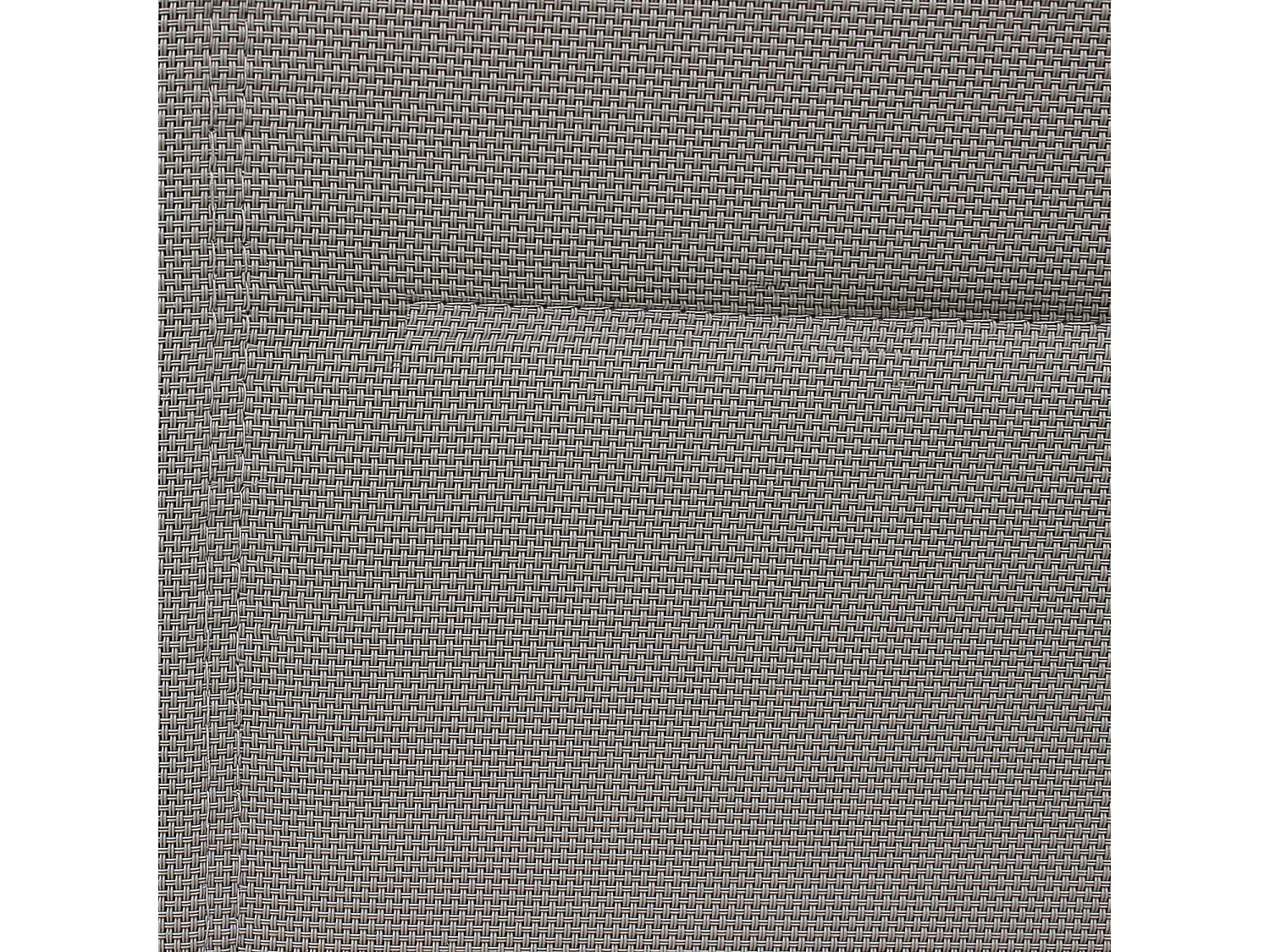 Set di 2 poltrone da giardino in alluminio e textilene, bianco