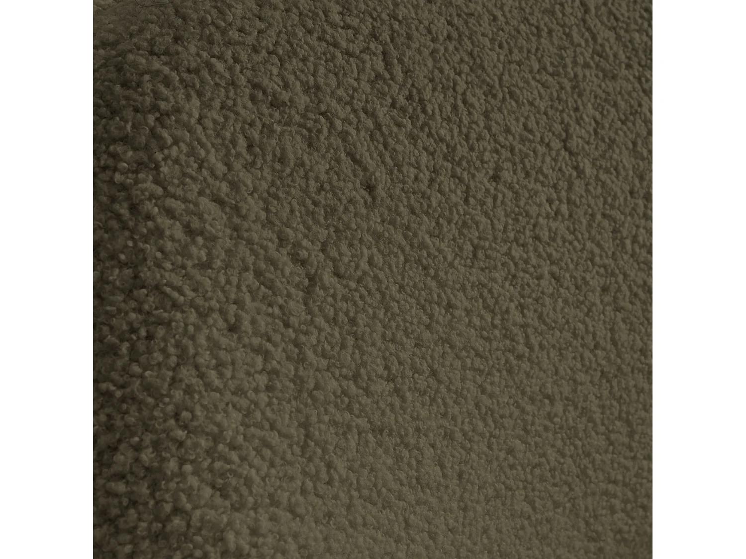 Sedia da ufficio bouclé con rotelle, kaki