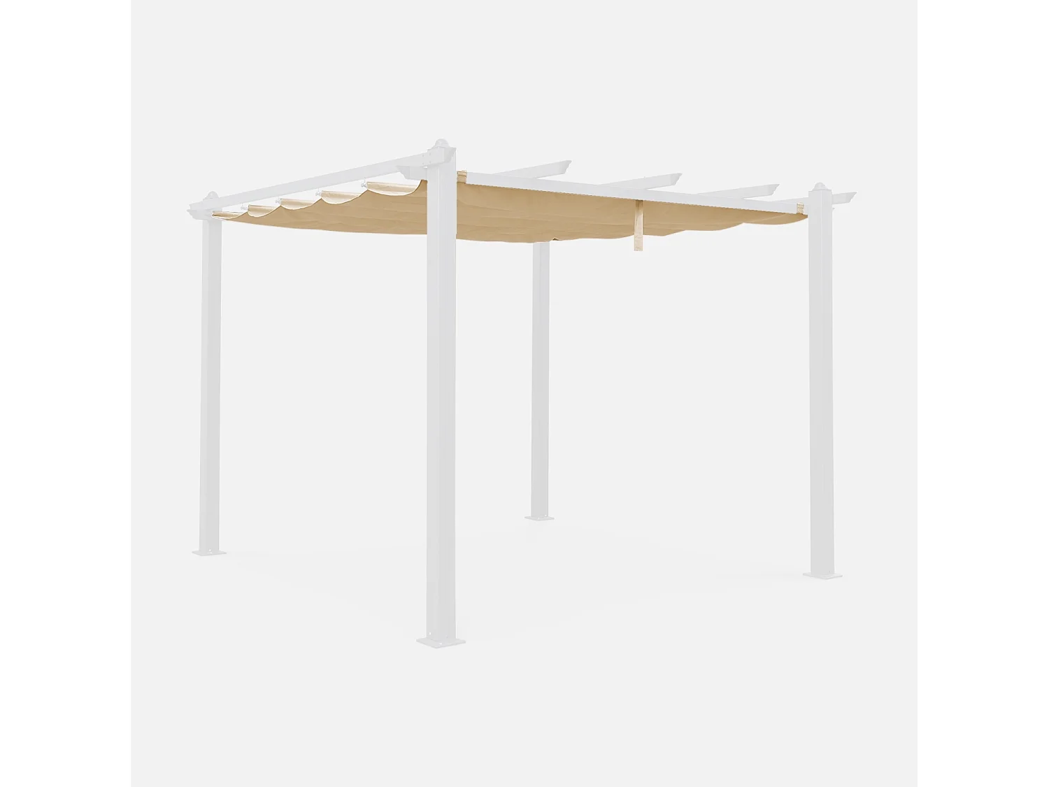 Techo de repuesto para pérgola 3x3m beige