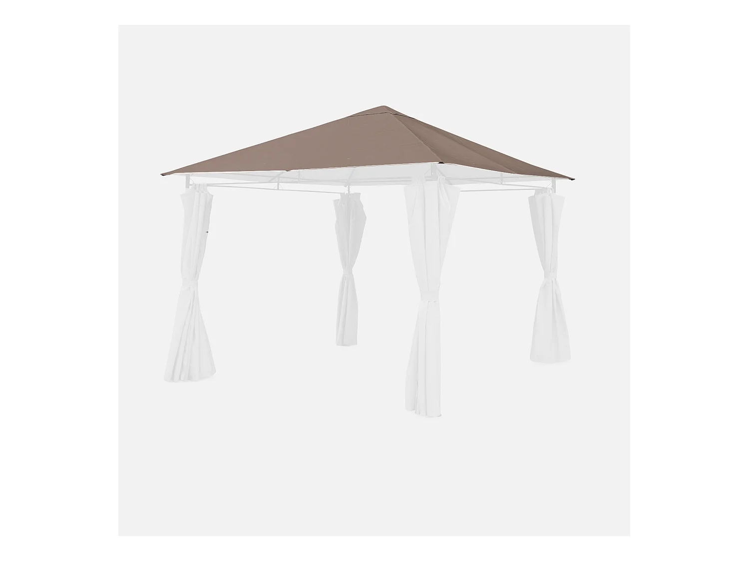 Copertura per pergola 3x3m, beige