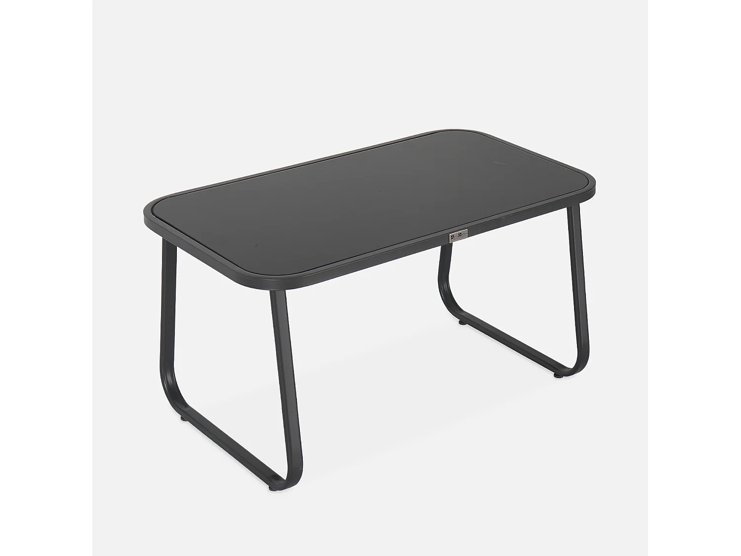 Conjunto de jardín en metal , 4 plazas antracita