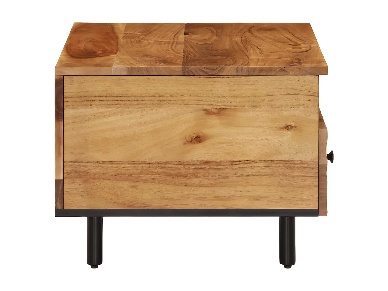 Mesa de centro 80x54x40 cm madeira de acácia maciça