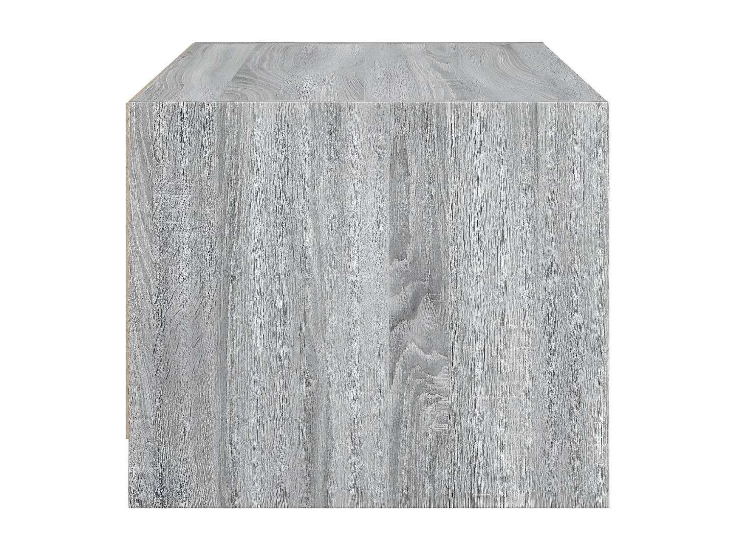 Salontafel met glazen deuren 68x50x42 cm grijs sonoma eiken