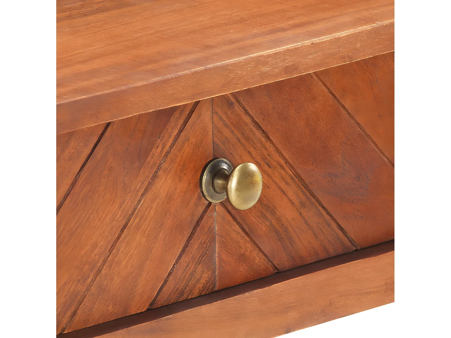 Armoire console 110x40x76 cm Bois d'acacia massif