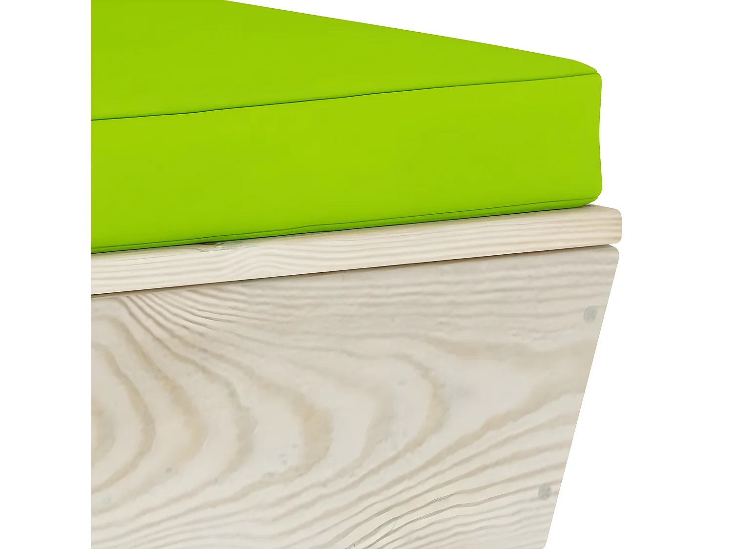 Canapé palette à 2 places de jardin avec coussins Bois d'épicéa