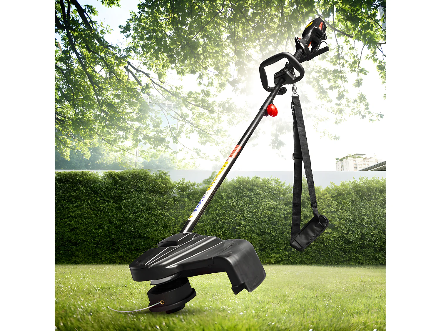 Elektrische Bosmaaier Elem Garden Technic - 1200W - Met Spoel en 3-Tandig Mes