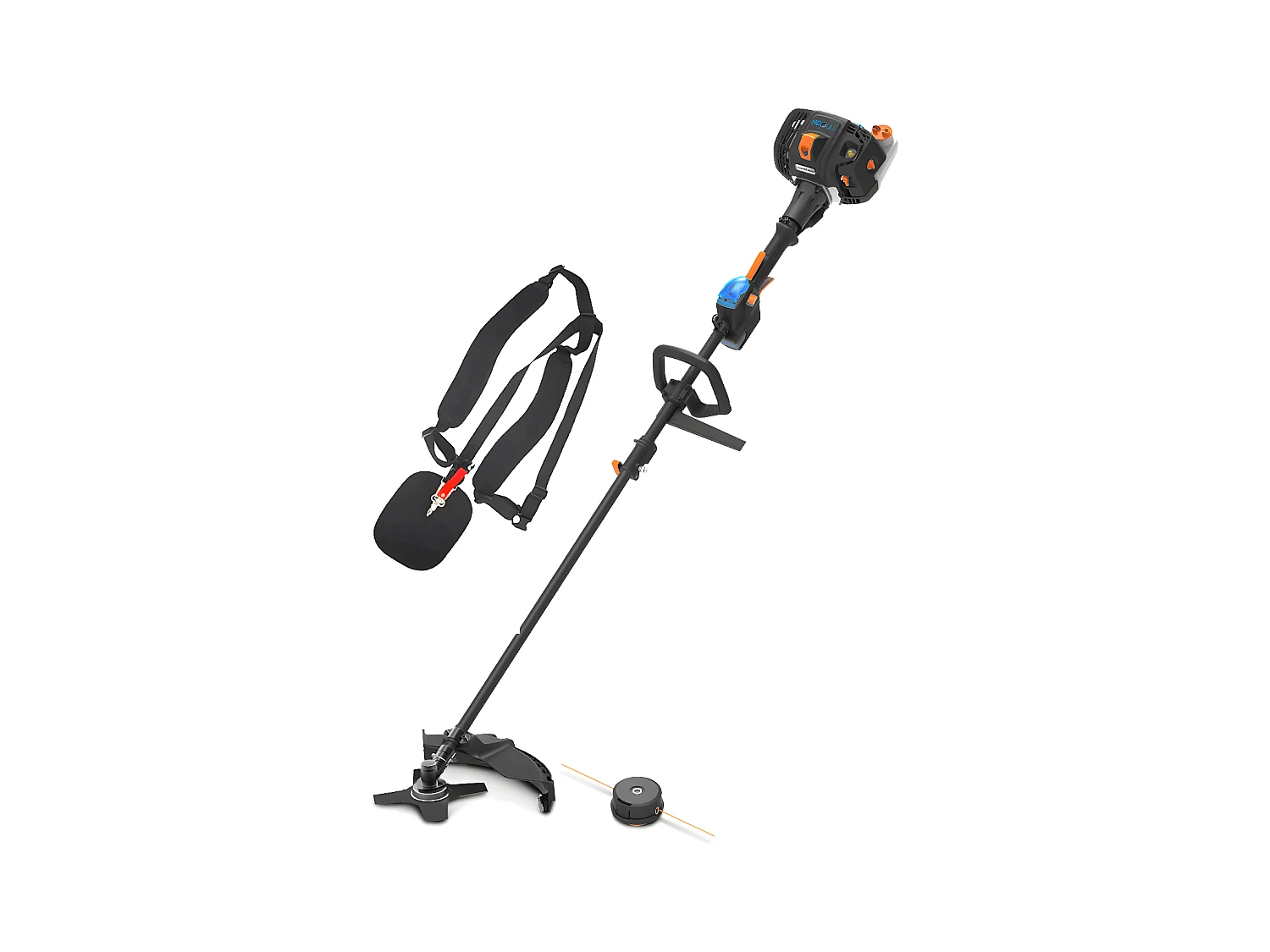 Débroussailleuse thermique 26cc avec démarrage électrique - Lawnmaster