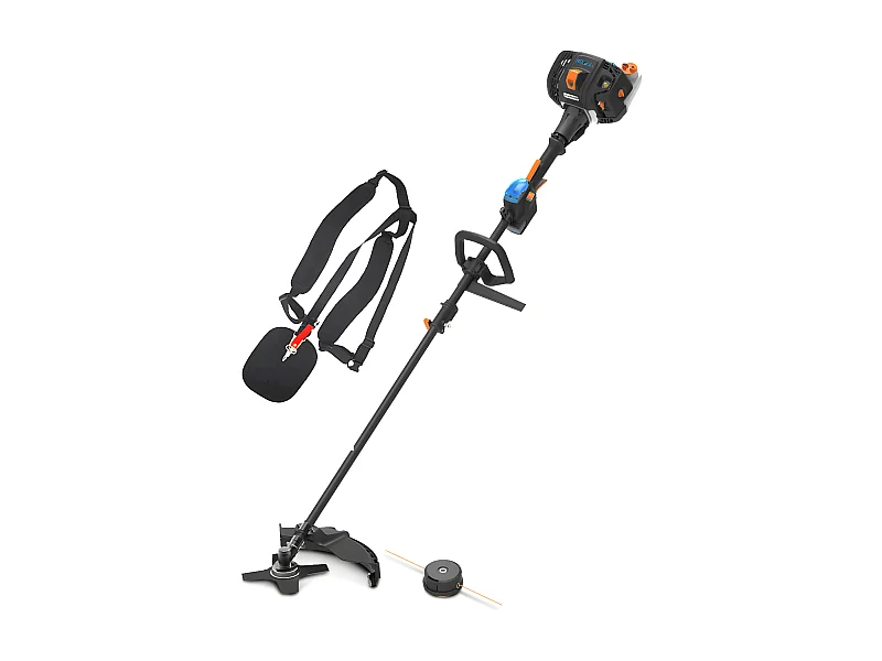 Débroussailleuse thermique 26cc avec démarrage électrique - Lawnmaster