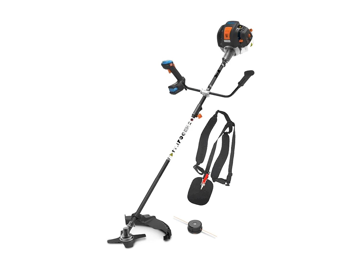 Débroussailleuse thermique 31cc avec démarrage électrique - Lawnmaster