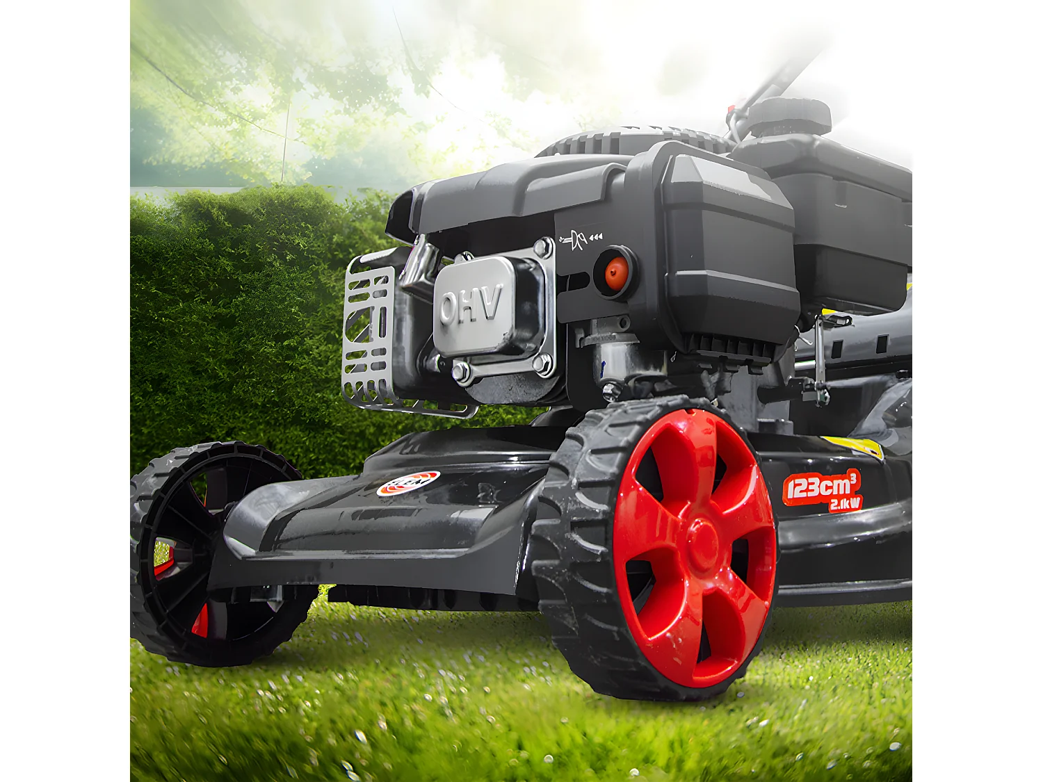 Tondeuse thermique poussée 123CC Elem Garden