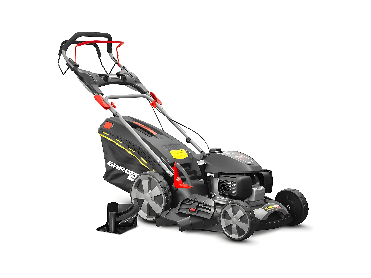 Tondeuse thermique tractée 167CC avec moteur Honda, mulching et éjection latérale - Gardeo Pro