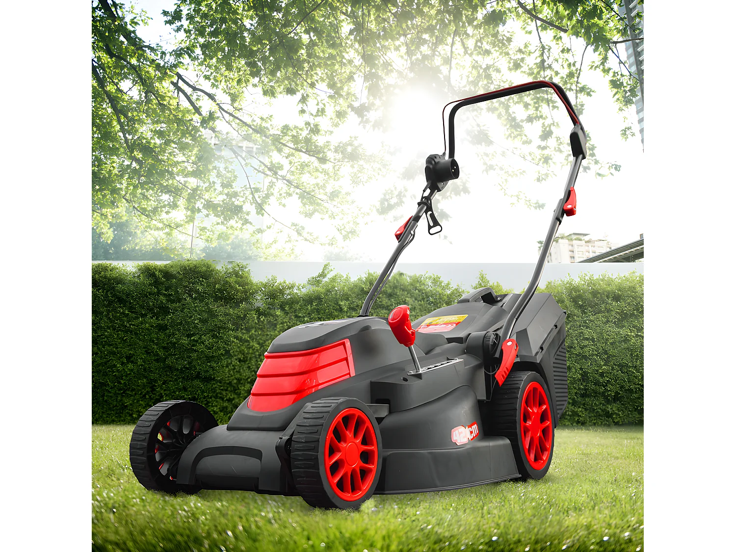 Tondeuse à gazon électrique 1800W - 42CM - Elem Garden