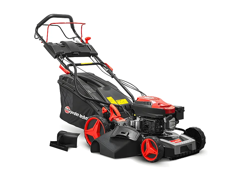 Tondeuse thermique autotractée 144.3cc - 46cm avec démarrage électrique -mulching - éjection latérale - Elem Garden