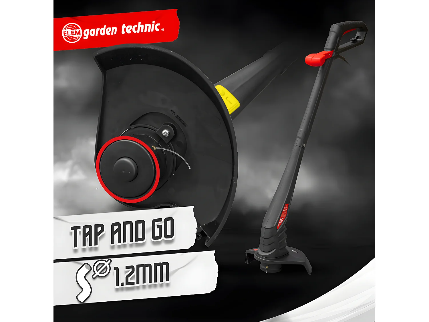 Tondeuse 1300W + coupe bordures 250W