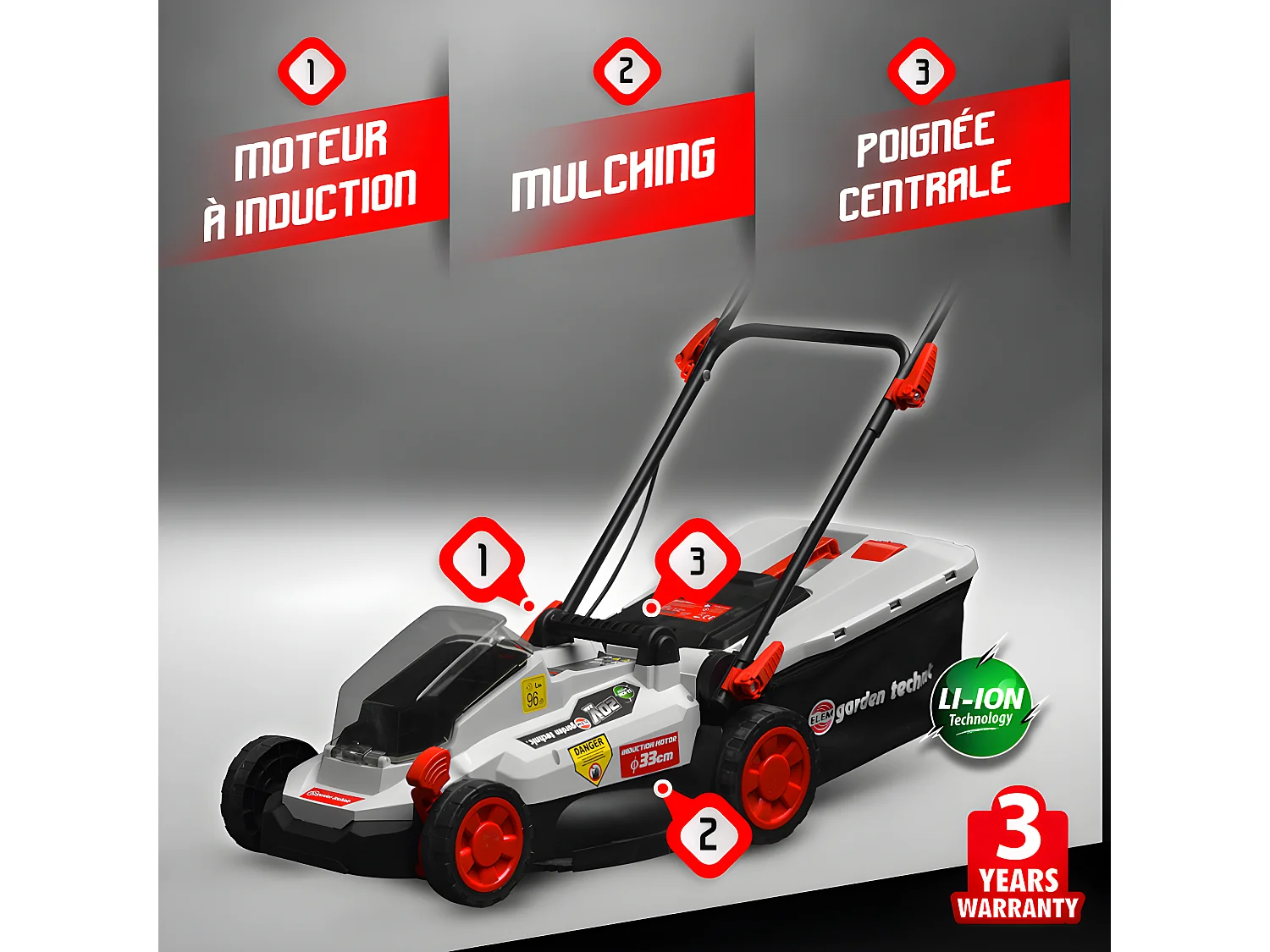 Kit 3 machines rechargeables 20V max + 2 batteries