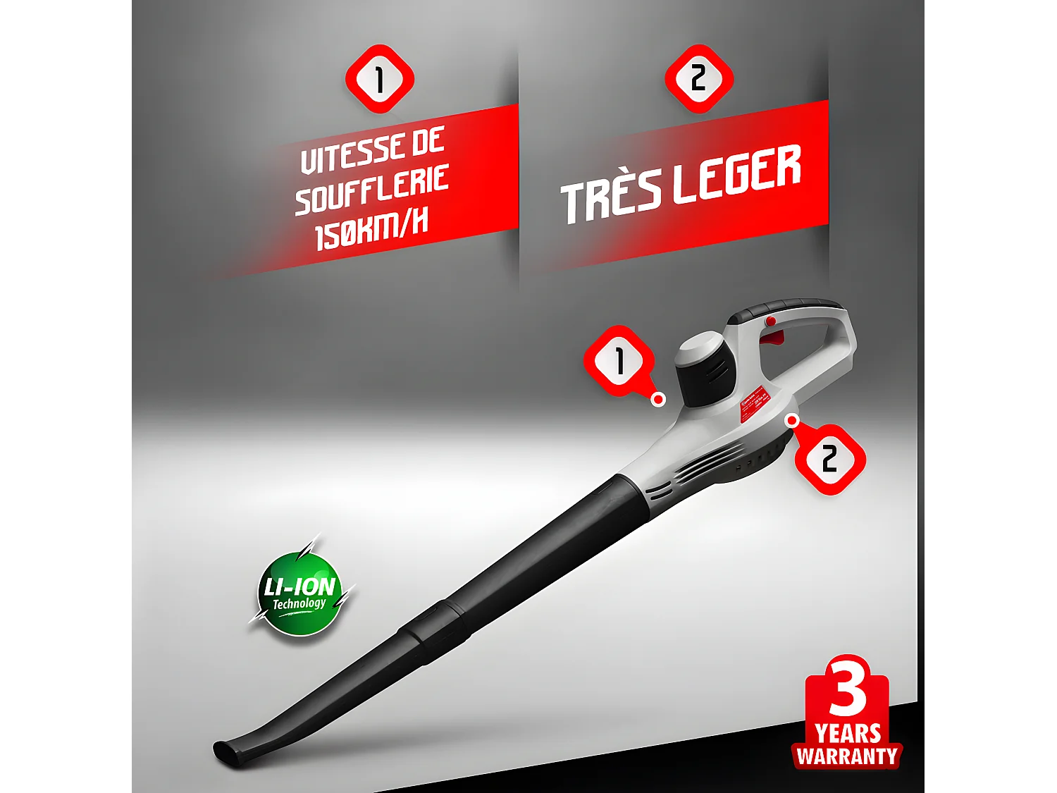 Kit 3 machines rechargeables 20V max + 2 batteries