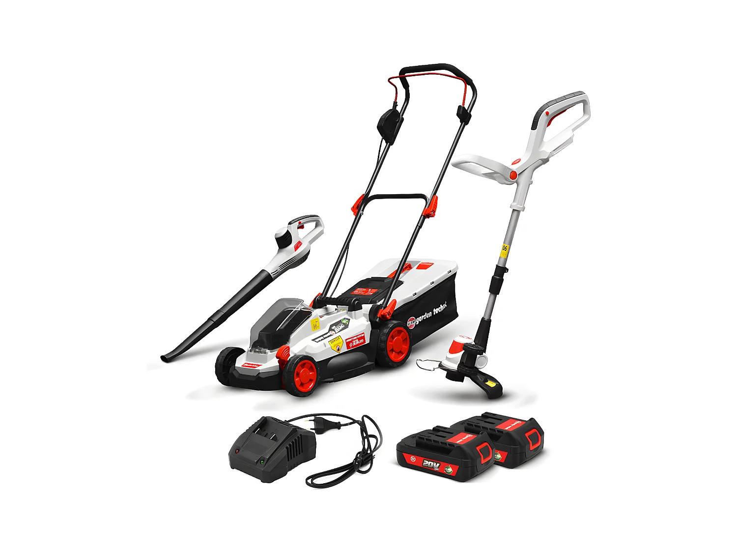 Kit 3 machines rechargeables 20V max + 2 batteries