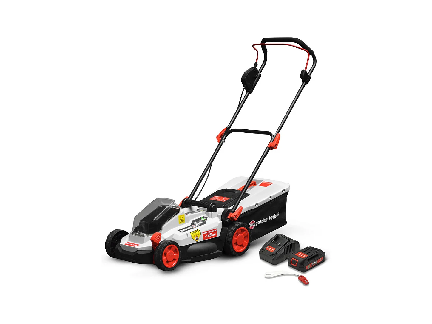 Tondeuse rechargeable 20V-4Ah -  33 cm  - Batterie et chargeur fournis