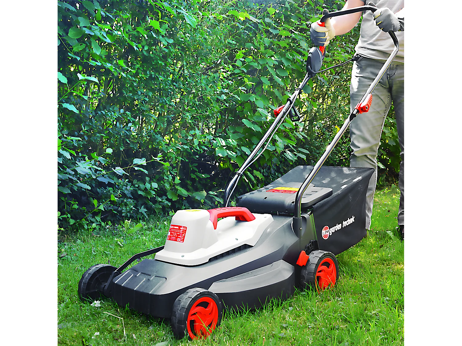 Tondeuse à gazon électrique 1500W - Largeur de coupe 37cm - Elem Garden