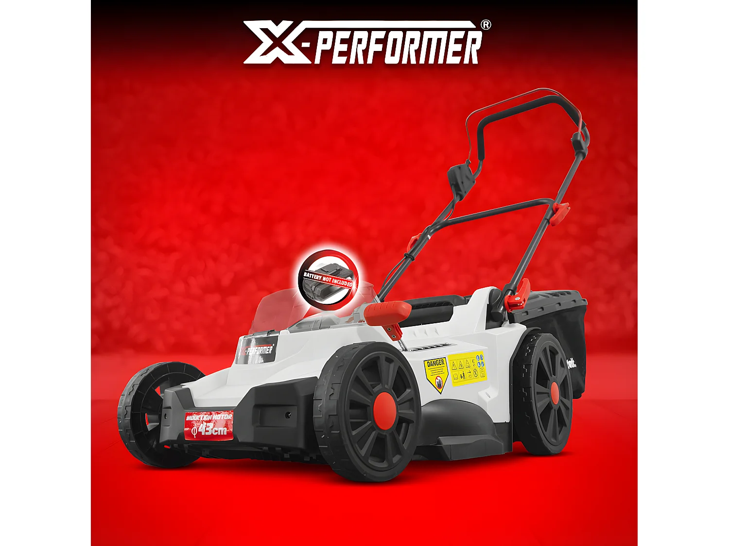 Tondeuse rechargeable 2 x 20V max 43 cm livrée sans batterie - X-Performer