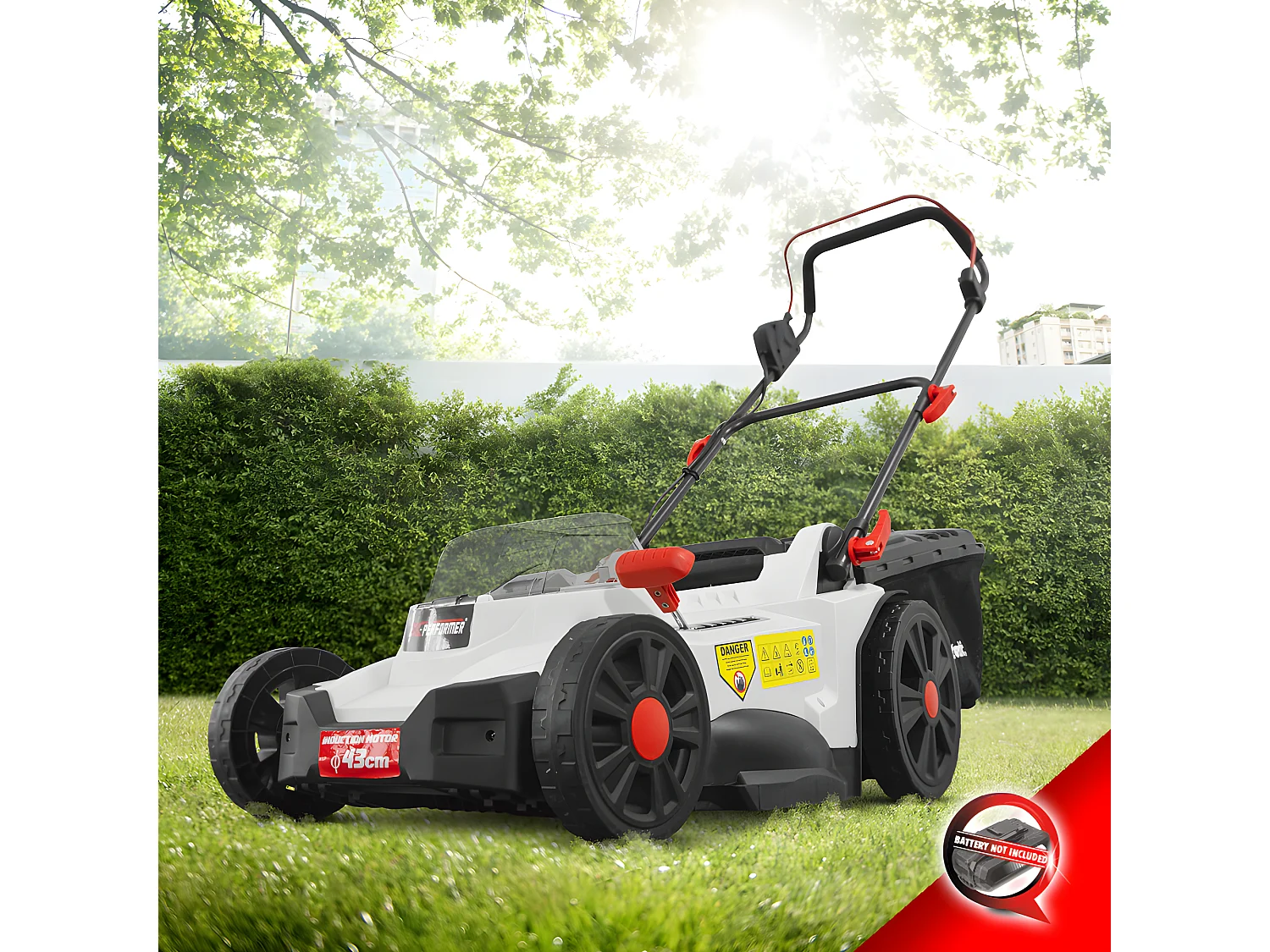 Tondeuse rechargeable 2 x 20V max 43 cm livrée sans batterie - X-Performer