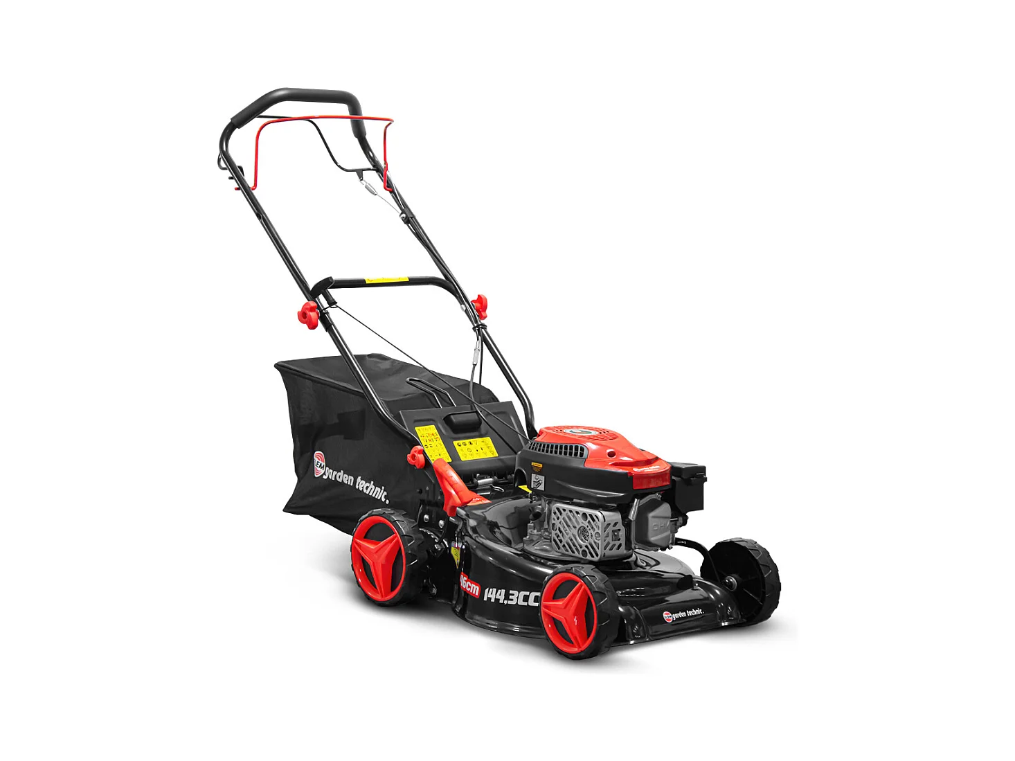 Tondeuse thermique autotractée 144.3cc - Largeur de coupe 46cm - Elem Garden