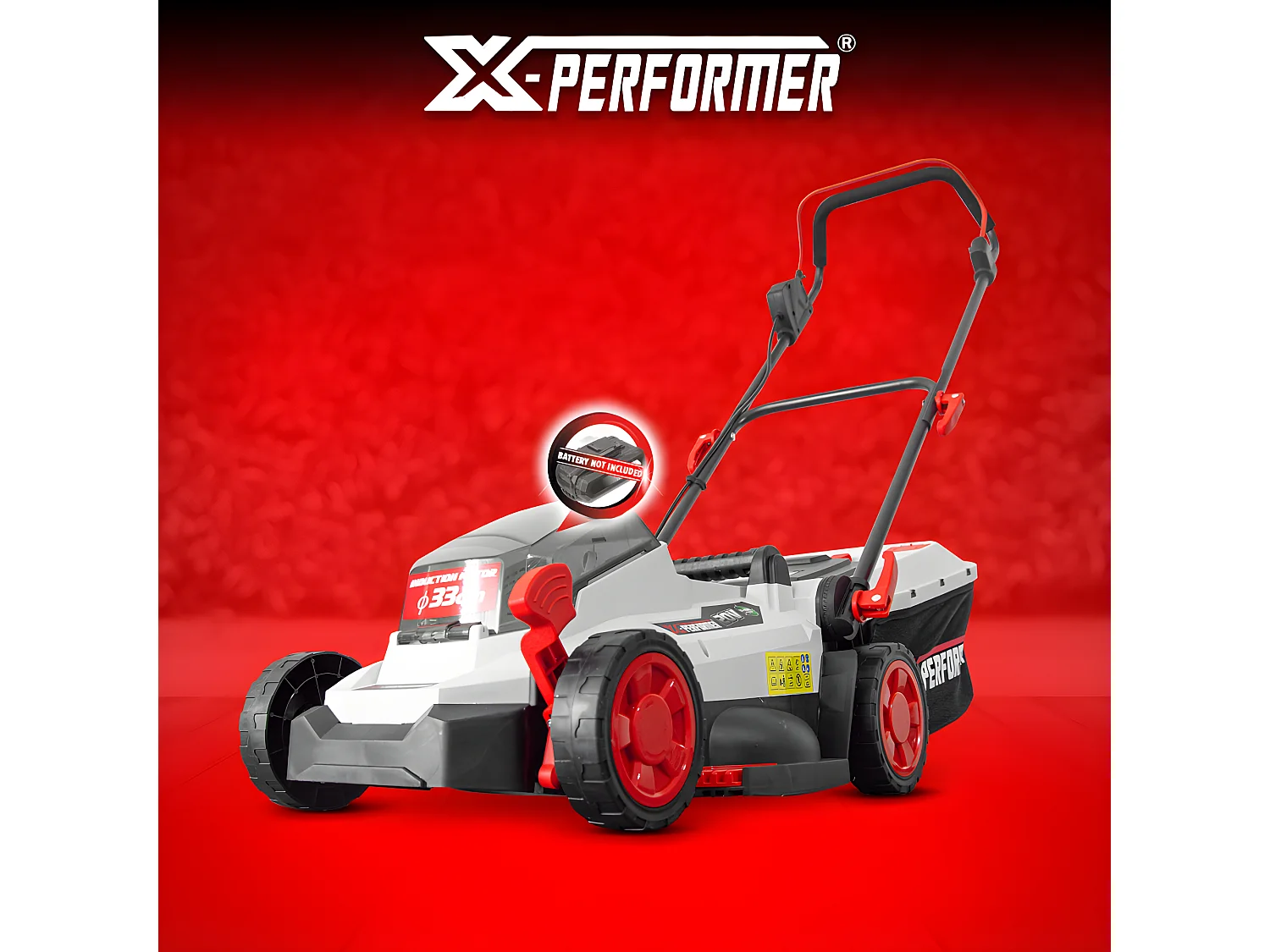 Tondeuse rechargeable 20V max 33 cm livrée sans batterie - X-Performer