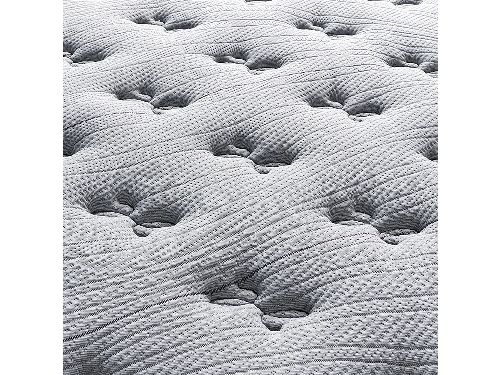 Matelas Panda purple 160x200 cm Hauteur 32 cm Mousse à Mémoire de Forme gel rafraîchissant ressorts ensachés